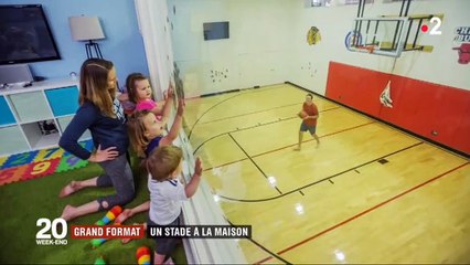 Regardez la nouvelle mode des riches américains qui construisent à domicile des vrais complexes sportifs !