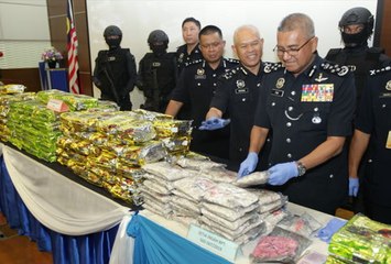 Cops seize lorry laden with almost 600kg of drugs