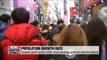 South Korea's population growth rate falls below 0.1%