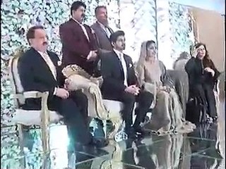 Fawad Chaudhry and Rana sanaullah wedding ceremony Hamid Mir son