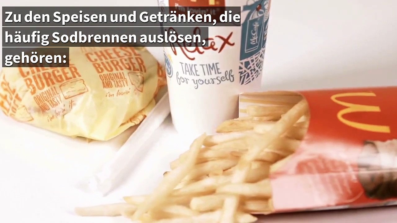 Ursachen für Sodbrennen