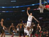 Kuzma hammers down dunk against Cavs