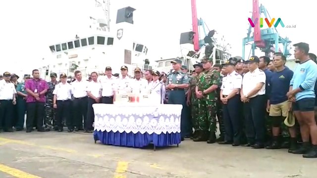 Video TNI AL Temukan CVR Lion Air JT-610