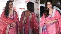 Sara Ali Khan looks beautiful in Pink Patiala Suit at Marathi Taraka Awards; Watch video | Boldsky
