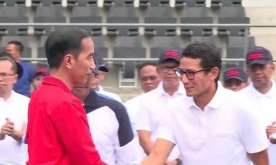 Jokowi-Sandi Saling Singgung Pemimpin Berpengalaman