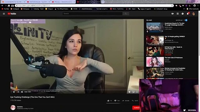 Défi du jour : ne pas regarder le décolleté de la demoiselle - Eye Tracking Challenge