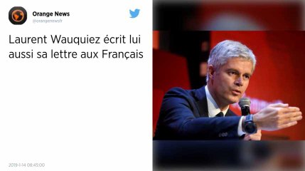 Gilets jaunes. Laurent Wauquiez envoie lui aussi, sa lettre aux Français