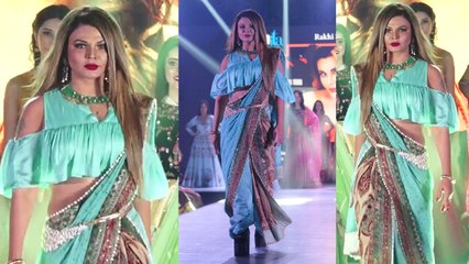 Rakhi Sawant walks the Ramp as Showstopper for Be With Beti Campaign; Watch video | FilmiBeat