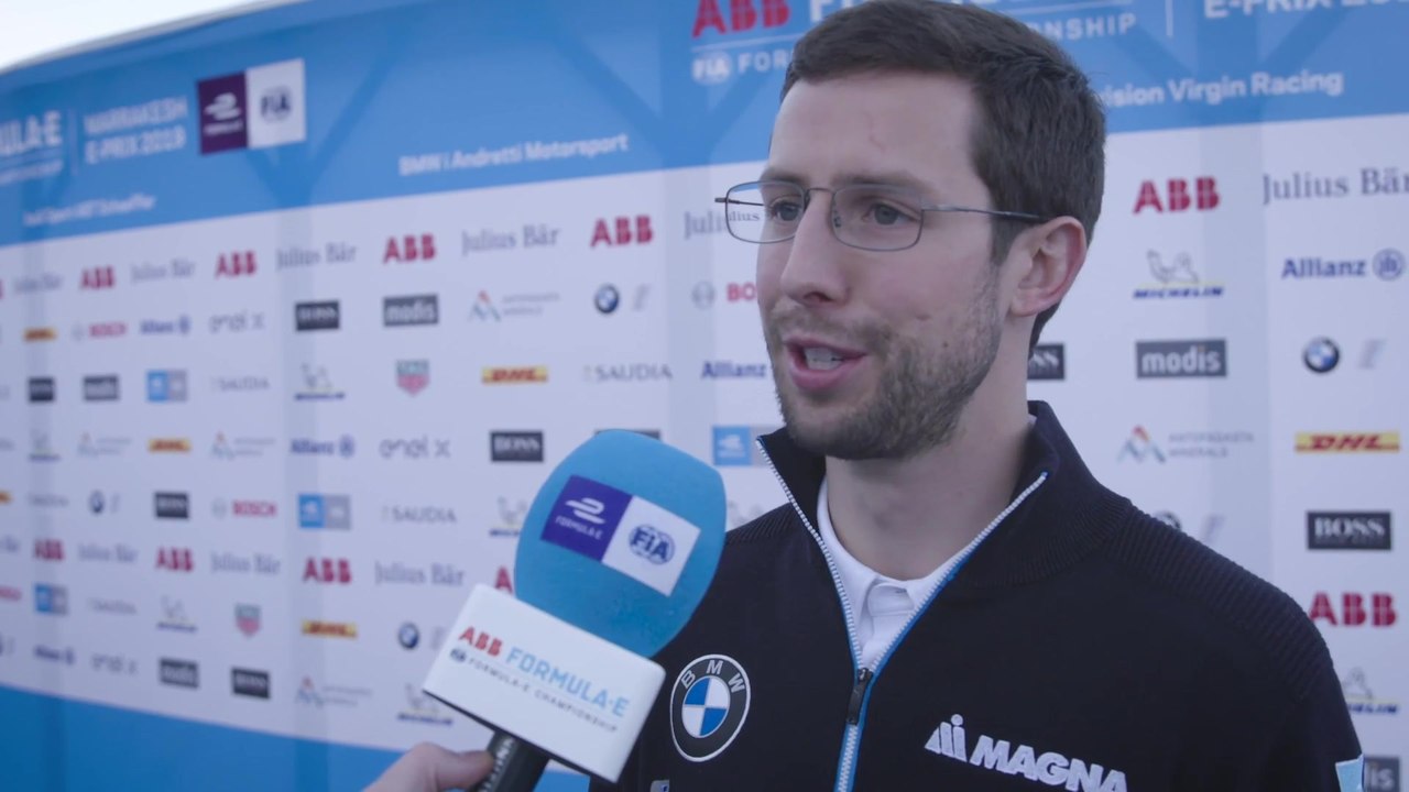 Formula-E Championship Marrakesh E-Prix 2019 - Alexander Sims - Reaction