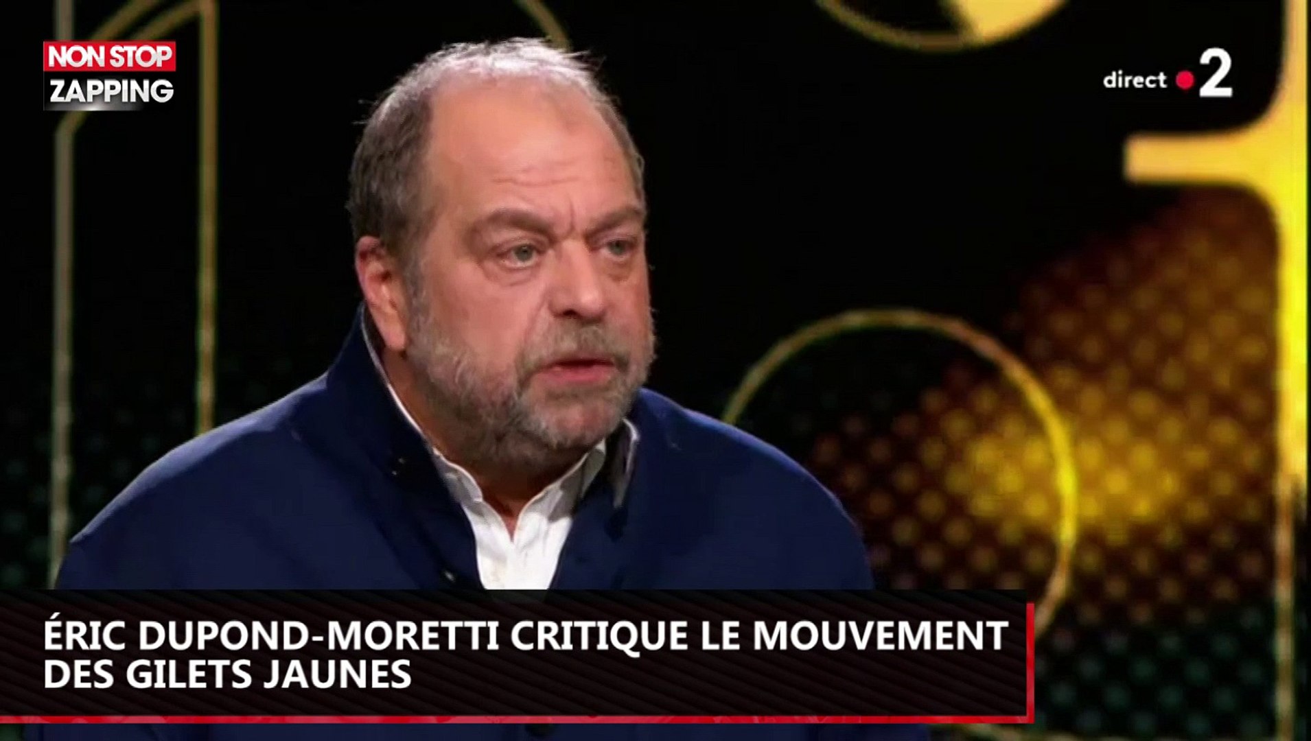 Éric Dupond-Moretti critique le mouvement des Gilets jaunes (vidéo) - Vidéo  Dailymotion
