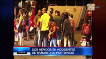 Dos heridos en accidentes de tránsito en Portoviejo