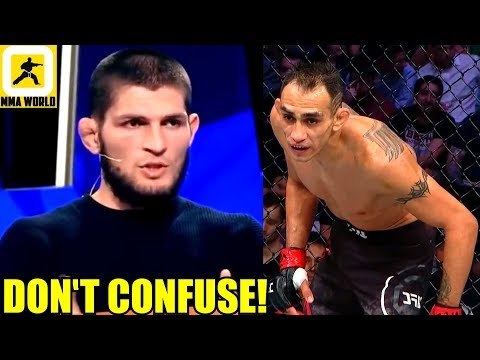 This is how Khabib reacted after his manager dismissed Tony Ferguson fight,Woodley vs Usman,Rockhold
