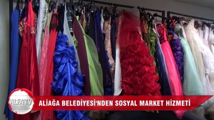 Aliağa Belediyesi'nden Sosyal Market Hizmeti