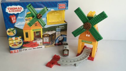 Thomas and Friends Mega Bloks Tobys Windmill Unboxing Demo Review