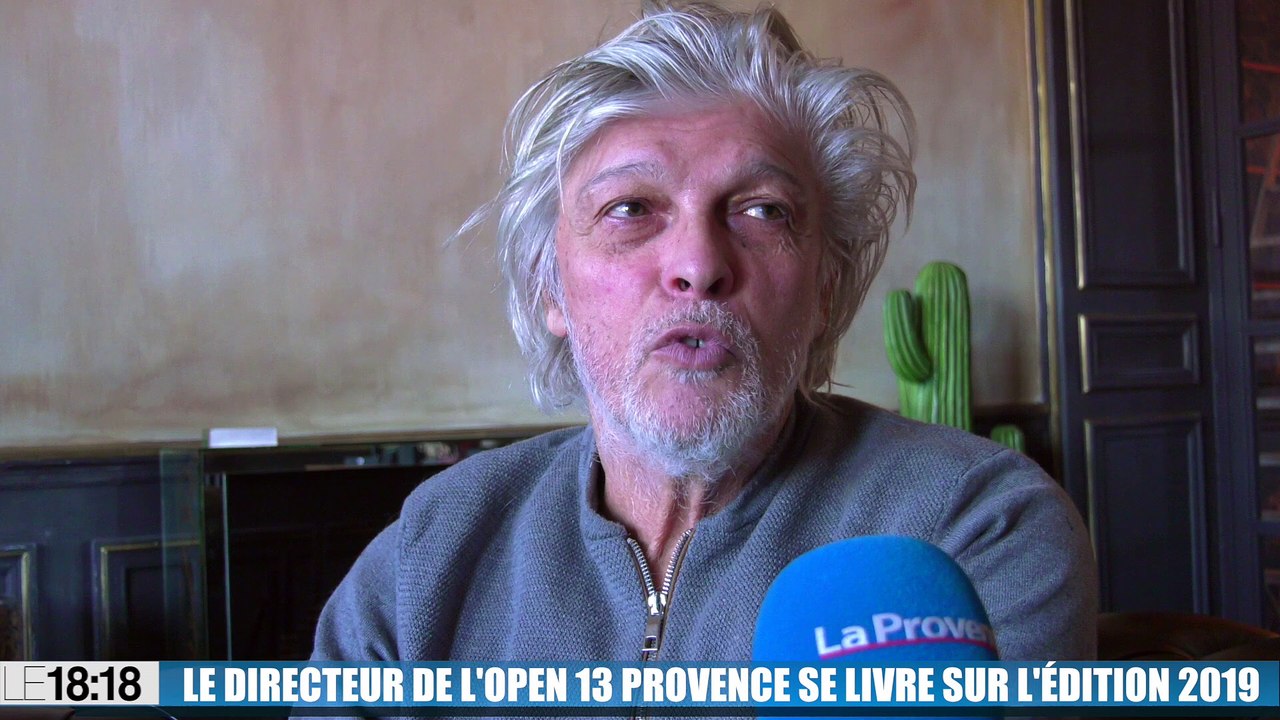 Jean-François Caujolle évoque l'Open 13 Provence