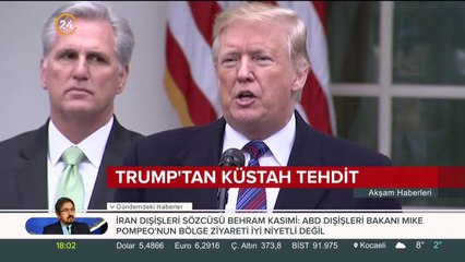 ABD Başkanı Trump'tan Türkiye'ye yönelik küstah tehdit