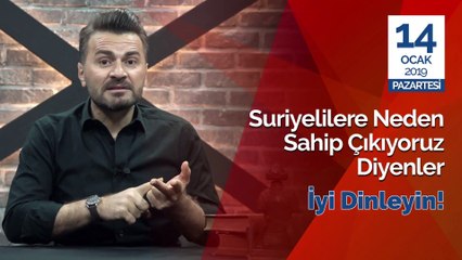 SURİYELİLERE NEDEN SAHİP ÇIKIYORUZ DİYENLER İYİ DİNLEYİN!