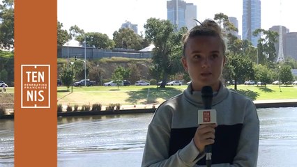 Open d'Australie : Clara Burel motivée !
