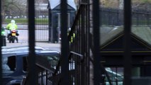 Theresa May departs Downing Street for Parliament