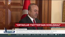 Çavuşoğlu'nda Trump'a tepki: Ortaklar Twitter'dan konuşmaz