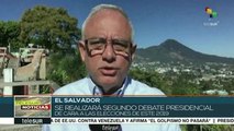 Participarán en segundo debate candidatos presidenciales salvadoreños