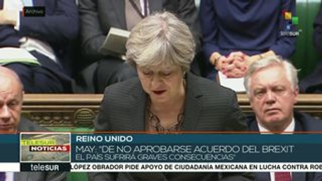 Afirma Theresa May que si Brexit no es aprobado habría consecuencias