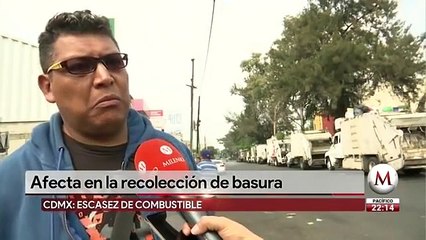 Escasez de combustible afecta recoleccion de basura en CdMx