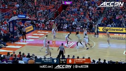 Georgia Tech vs. Syracuse Basketball Highlights (2018-19)
