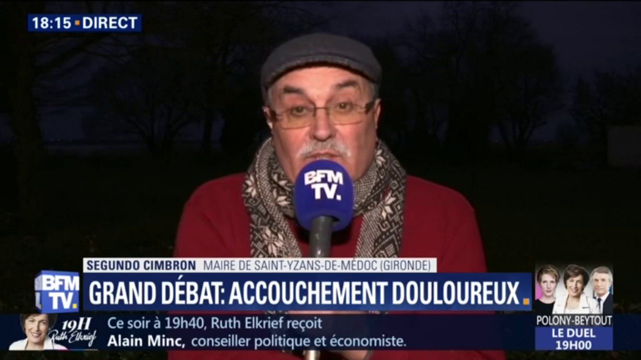 Grand débat : ce maire souhaite "que le cadre du débat soit défini par les citoyens eux-mêmes"