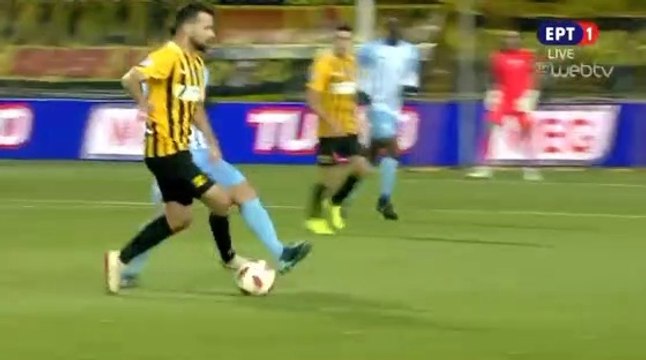Bruno Gama Injury - Aris vs Lamia 14.01.2019 [HD]