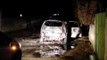 Ora News – Atentati në Vlorë, gjendet e djegur makina që dyshohet se u përdor nga autorët