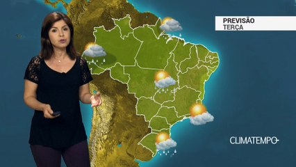 Previsão Brasil – Muito calor e mais temporais