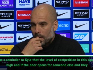 FOOTBALL: Premier League: My players need to play at a high level - Guardiola on Kyle Walker