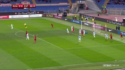 Patrik Schick Goal - Roma 1 - 0 Entella - 14.01.2019 (Full Replay)