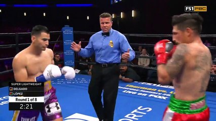Lindolfo Delgado vs Sergio Lopez Full Fight HD