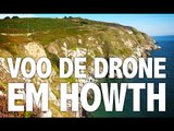 Voando de drone em Howth, na Irlanda
