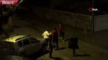 Kızlı erkekli sokak kavgası kameralara yansıdı
