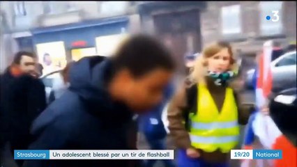 Manifestation de "gilets jaunes" à Strasbourg : un adolescent blessé par un tir de flash-ball ?