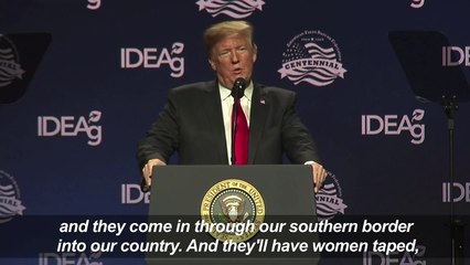 Trump on trade policies, the border and partial US govt shutdown