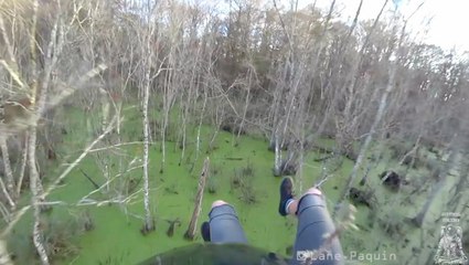 Skydive Starts On Plane, Ends In Swamp