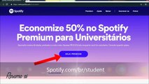 Como pagar mais barato no Spotify (Spotify para estudantes)