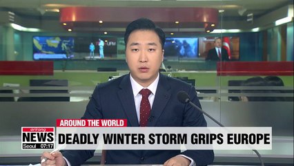 Deadly winter storms continue to grip central Europe