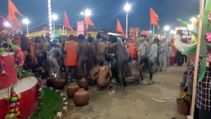 कुंभ मेला 2019: पहला शाही स्नान आज, साधु-संतों में उत्साह
