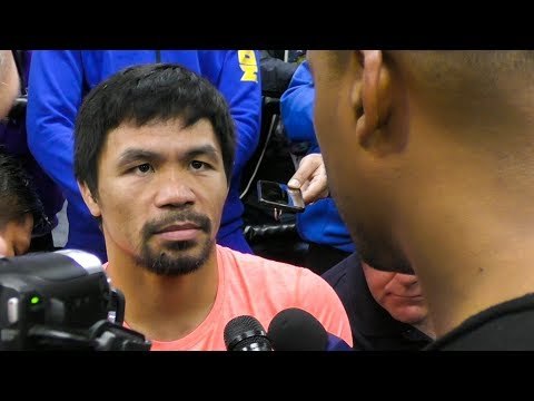 Manny Pacquiao on Floyd Mayweather Japanese “exhibition” & Random encounters w/ Money