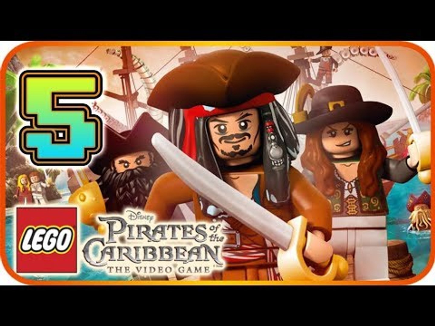 LEGO Pirates of Caribbean Walkthrough Part 5 X360, Wii) Isla De - No Commentary - video