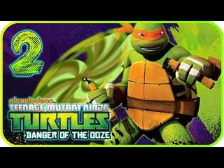 Teenage Mutant Ninja Turtles: Danger of the Ooze Walkthrough Part 2 (PS3, X360)