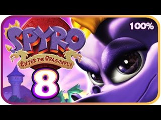 Spyro: Enter the Dragonfly Walkthrough Part 8 (Gamecube, PS2) 100% Thieves Den