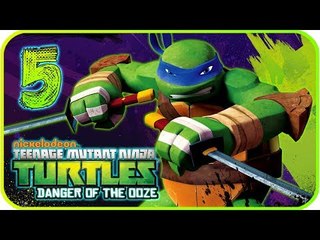 Teenage Mutant Ninja Turtles: Danger of the Ooze Walkthrough Part 5 (PS3, X360)