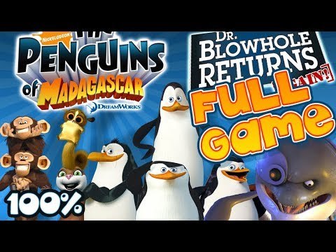 Penguins of Madagascar Dr Blowhole Returns Again Full Movie game 100% Longplay (PS3)