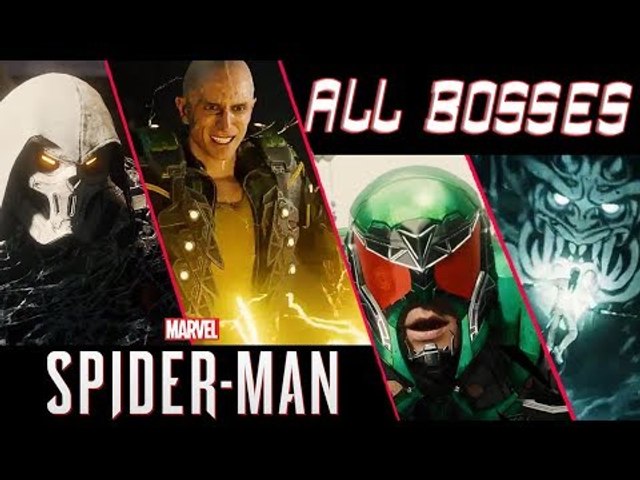 spider man ps4 all bosses
